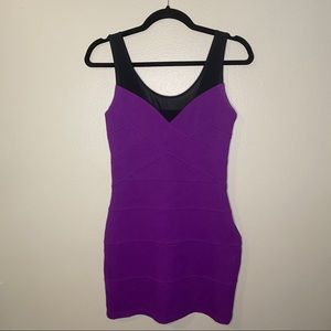 Express Purple Dress Size XS